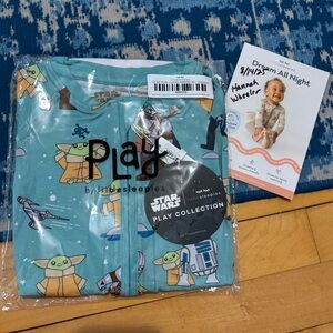 Little Sleepies Star Wars 3t Shorty Romper New Blue Sleepwear with Characters